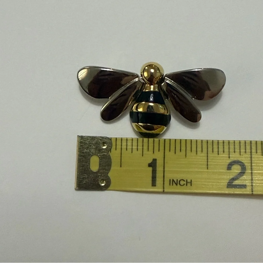 Vintage Liz Claiborne Bumble Bee Brooch Pin - Picture 6 of 6